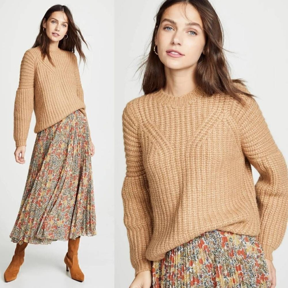 Ulla Johnson Kitty Alpaca Blend Sweater L $465